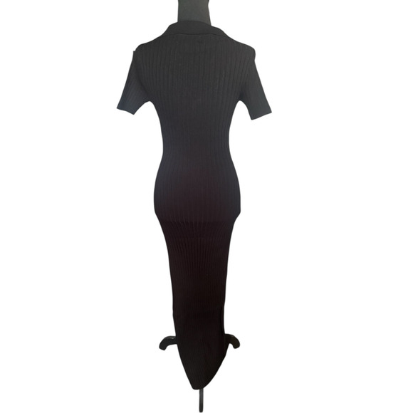 NWT! L*Space Lena Cutout Collared Bodycon Midi Dress - Size Small - Picture 8 of 9